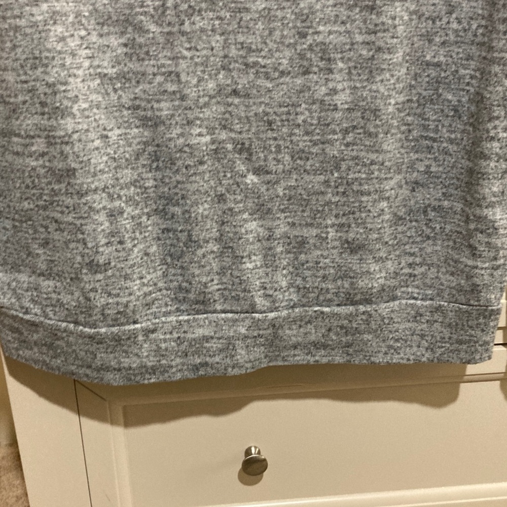 Charlotte Russe Heather Gray Sweatshirt Top Size S - Picture 4 of 6